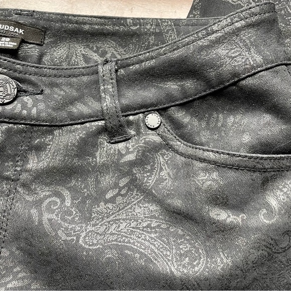 Rudsak black paisley print jeans size 29 - Picture 8 of 15